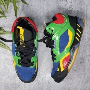 RARE Greedy Genius GN$ | Colorblock High Top Sneakers